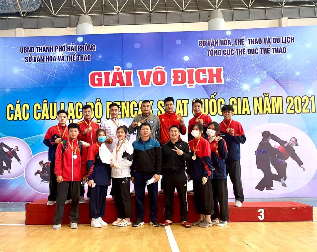 Đoàn huấn luyện viên, vận động viên Pencak Silat Tỉnh Hà Giang tham dự Giải vô địch Pencak Silat quốc gia năm 2021 tại Thành phố Hải Phòng