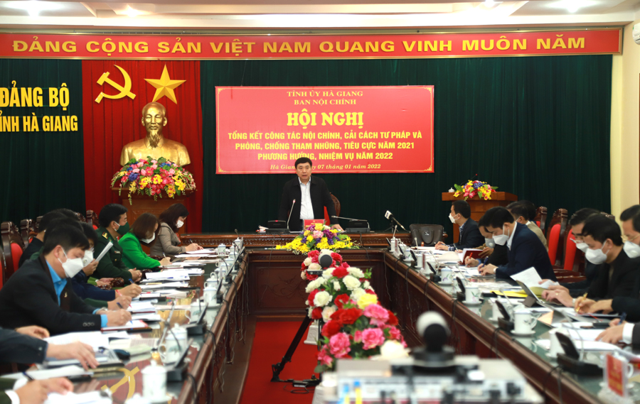 Phó Bí thư Tỉnh ủy Nguyễn Mạnh Dũng kết luận hội nghị