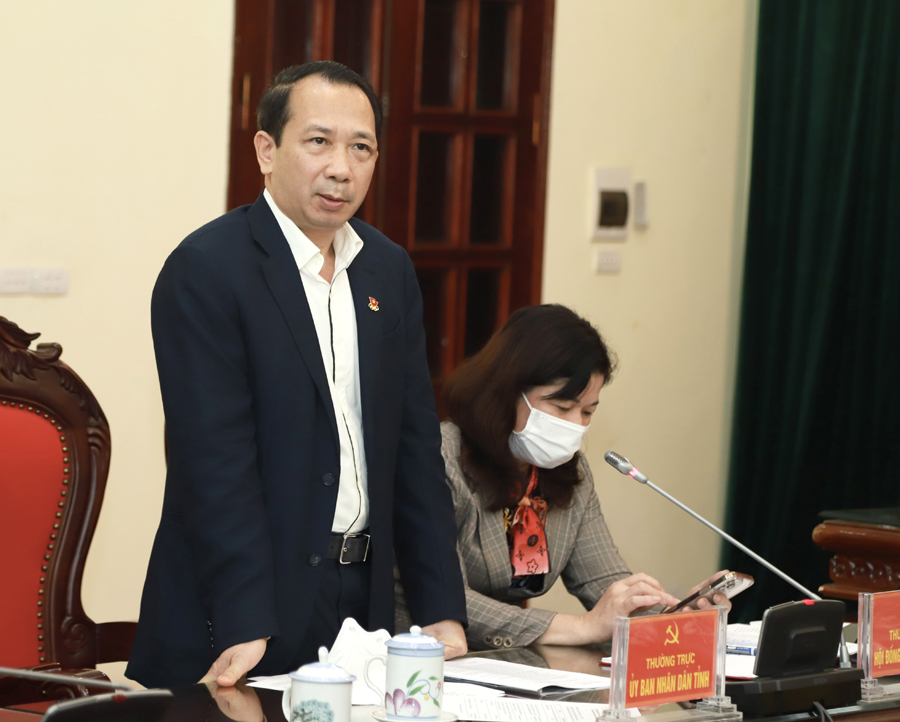 Phó Chủ tịch UBND tỉnh Trần Đức Quý phát biểu tại hội nghị cho biết, cần phòng ngừa từ sớm, từ xa sai phạm