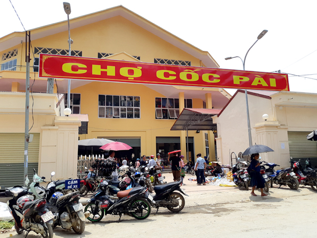 Chợ Cốc Pài thực hiện chuyển đổi quản lý theo mô hình doanh nghiệp.