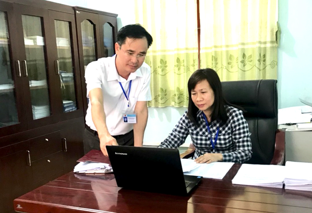 Cán bộ, công chức Phòng TC – KH luôn phát huy tốt văn hóa công sở.