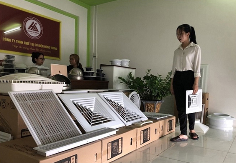 Rất nhiều mặt hàng miệng gió nhựa Abs kích thước có sẵn


