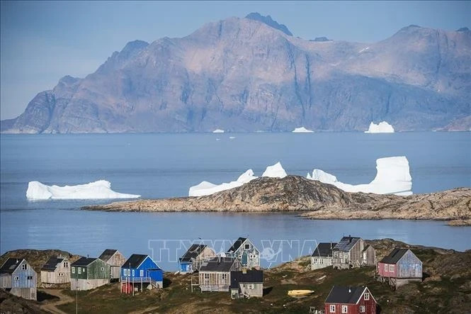 Views of the village of Kulusuk, Greenland