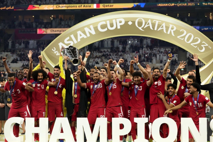 ĐT Qatar bảo vệ thành công chức vô địch Asian Cup 