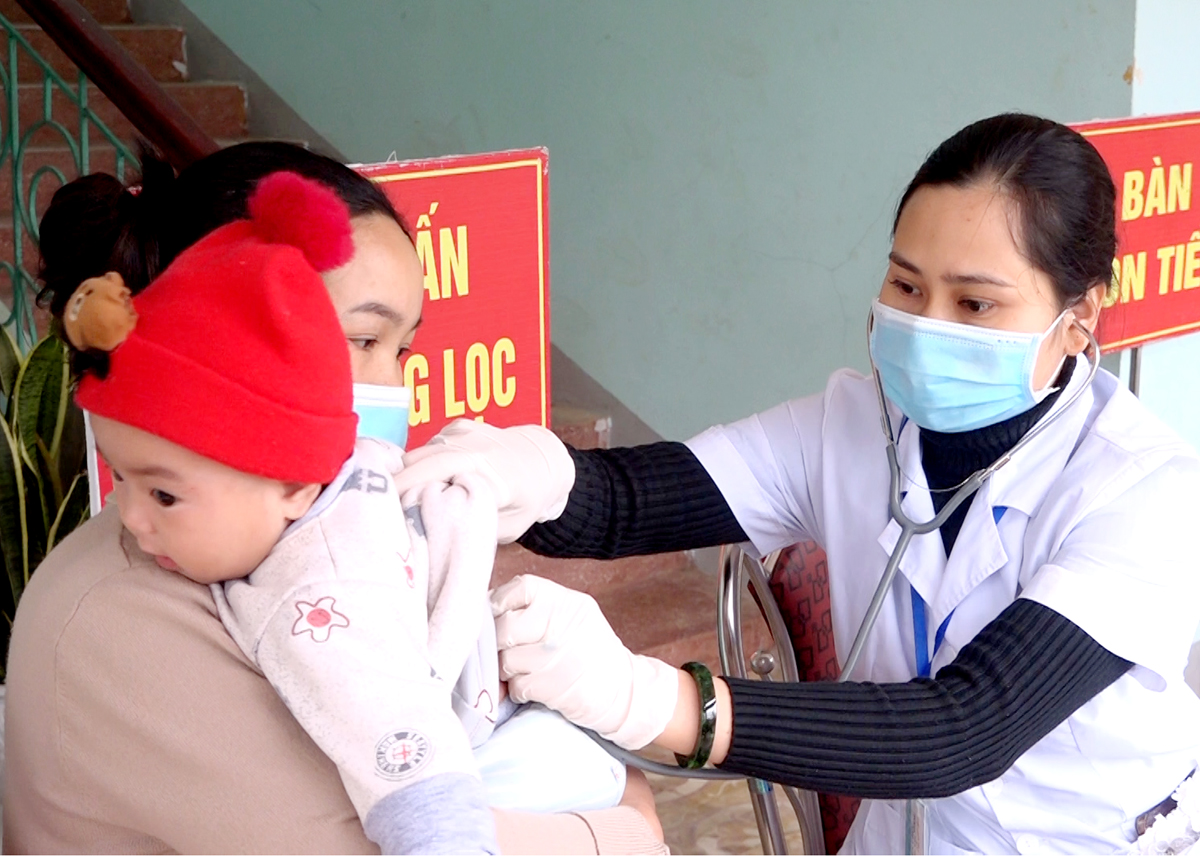Trạm Y tế thị trấn Cốc Pài thực hiện tốt công tác chăm sóc sức khỏe Nhân dân.