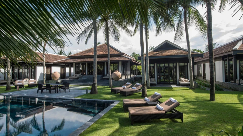 Không gian nghỉ dưỡng ở Four Seasons Resort The Nam Hai. (Ảnh: Four Seasons Resort The Nam Hai)