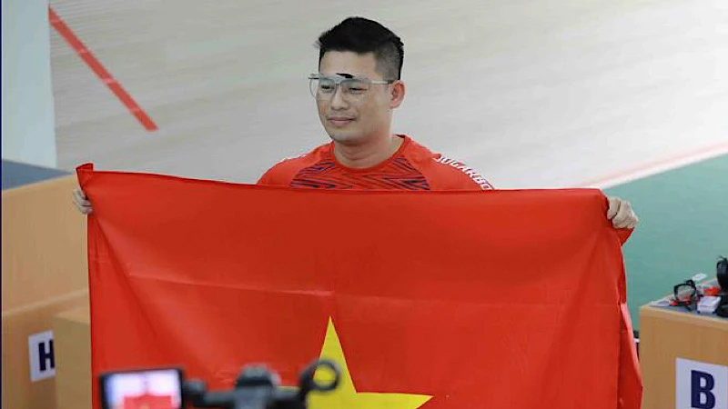 Vận động viên Hà Minh Thanh. 