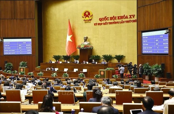 The National Assembly adopts the Resolution No. 188/2025/QH15 on February 19, 2025. 