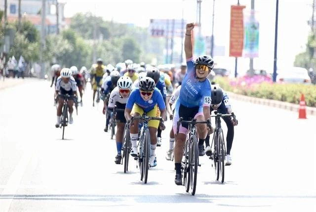 Cyclists compete in the International Biwase Womens Cycling Race last year.