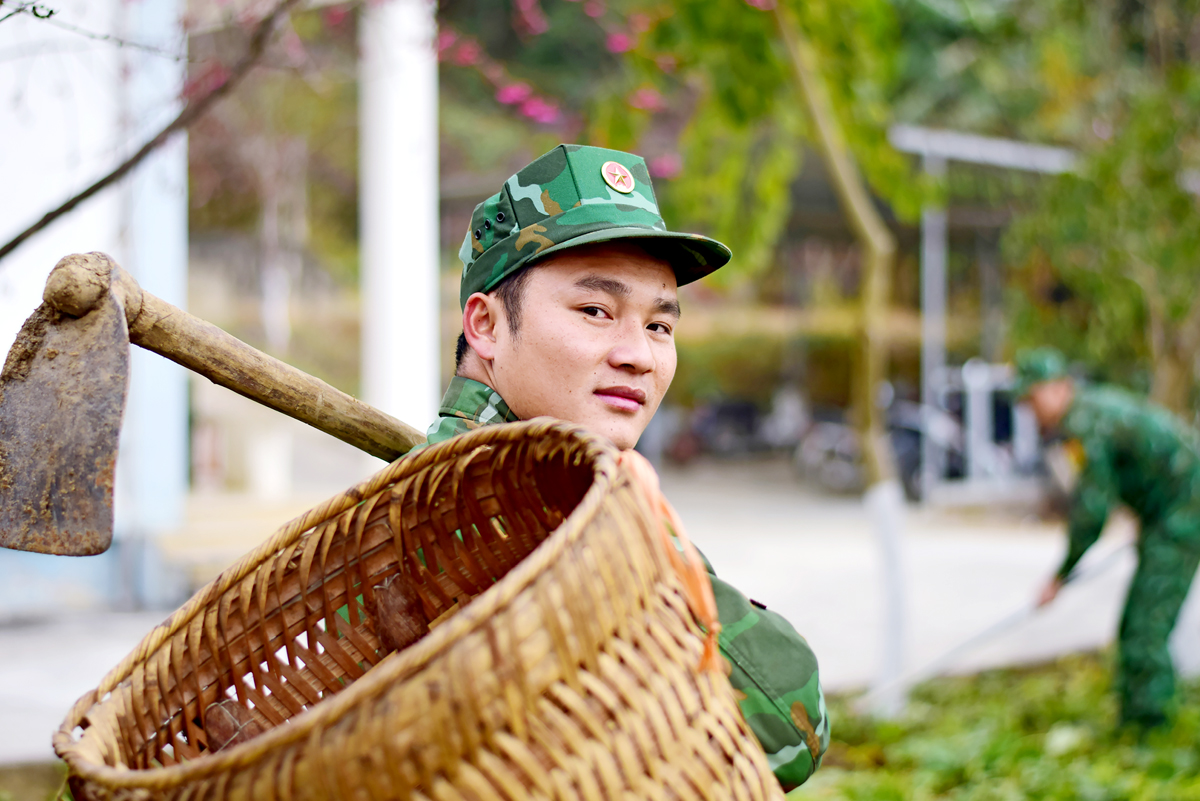 The best gardener of the unit