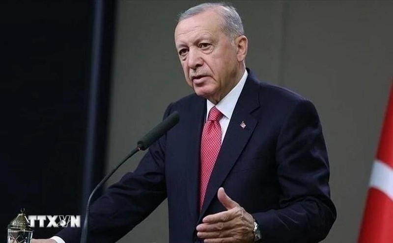 土耳其Recep Tayyip Erdogan总裁。