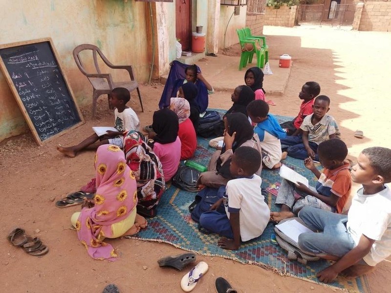 Children in a classroom in Omdurman, Sudan. 