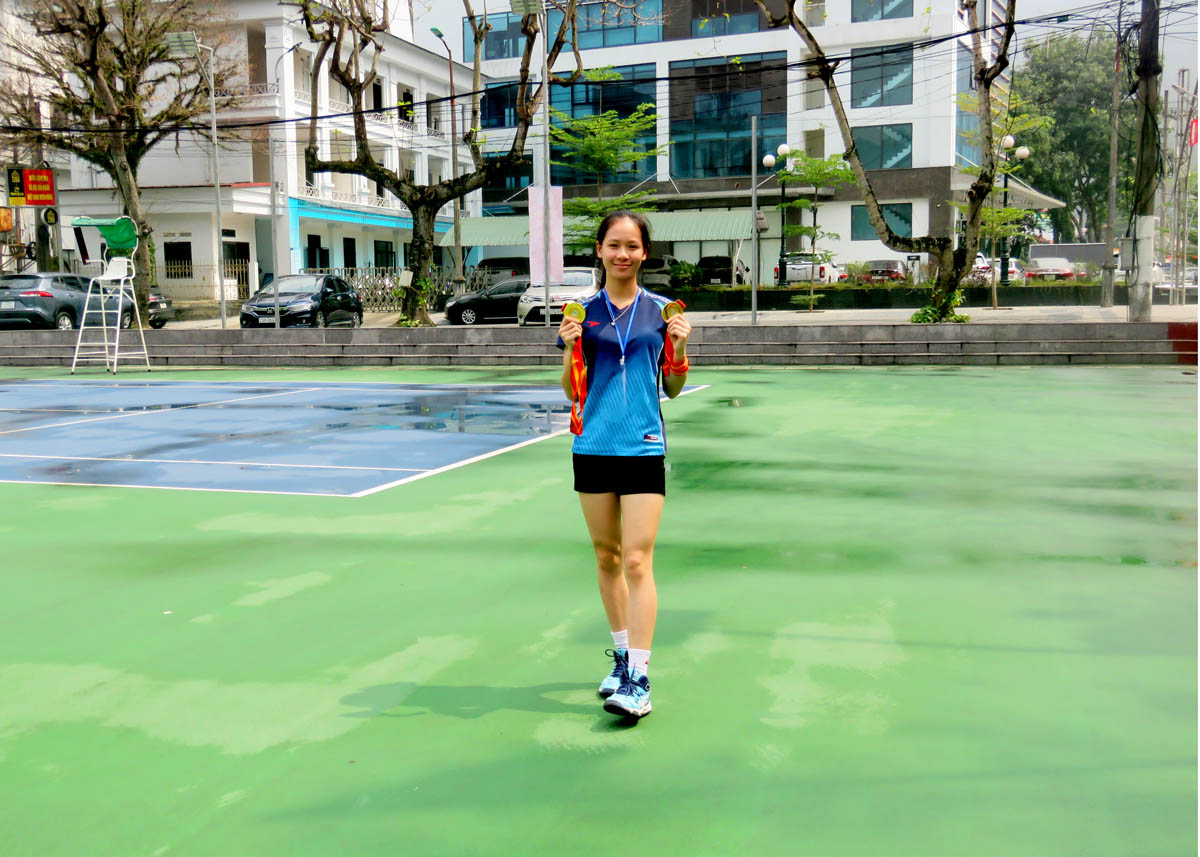 Trần Khánh Linh là vận động viên thi đấu ấn tượng tại Hội khỏe Phù Đổng tỉnh Hà Giang lần thứ IX năm 2024.