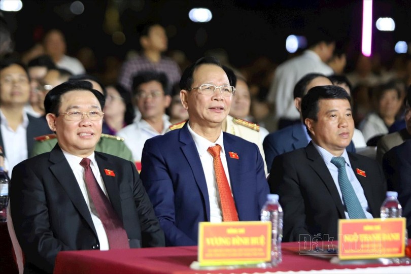 Đồng chí Vương Đình Huệ, Ủy viên Bộ Chính trị, Chủ tịch Quốc hội dự Lễ kỷ niệm 20 năm Ngày tái lập tỉnh Đắk Nông