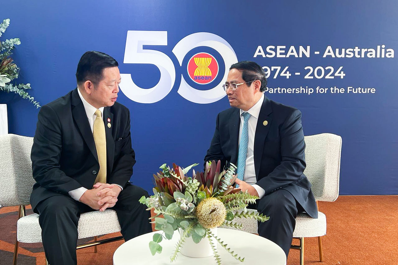 Thủ tướng Phạm Minh Chính gặp Tổng Thư ký ASEAN