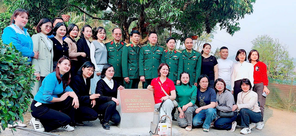 Công trình giếng khoan tại thôn Sán Trồ, xã Bát Đại Sơn