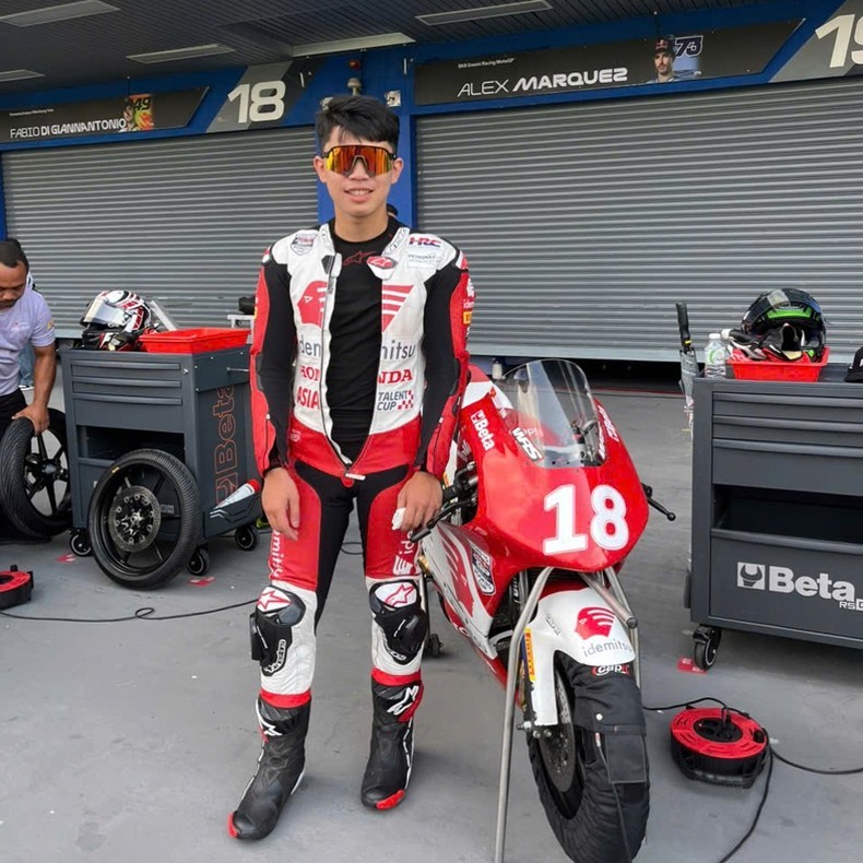 Nguyen Huu Tri from Honda Racing Vietnam