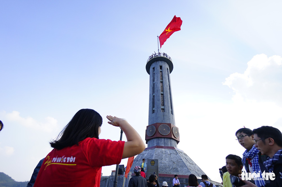 Lung Cu Flag Tower in Dong Van District, Ha Giang, northern Vietnam. Photo: Quang Dinh / Tuoi Tre