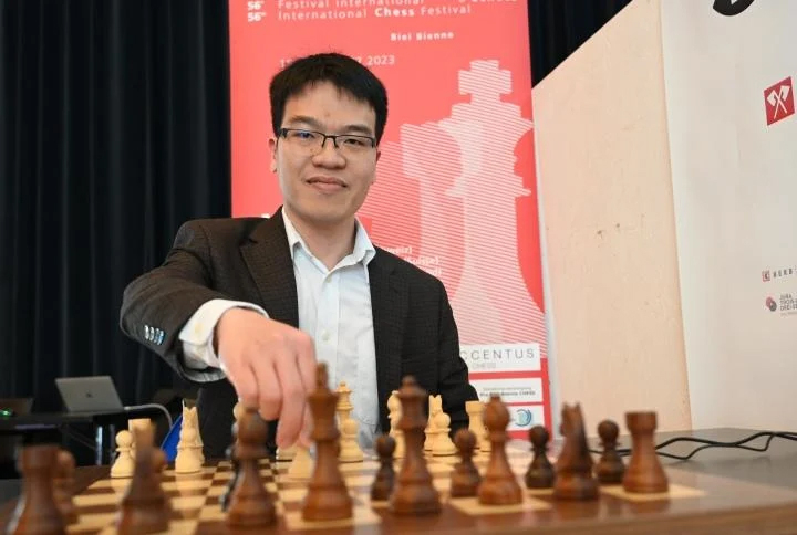 Lê Quang Liêm tỏ ra quá xuất sắc trước Yu Yangyi tại Biel Grandmaster 2023