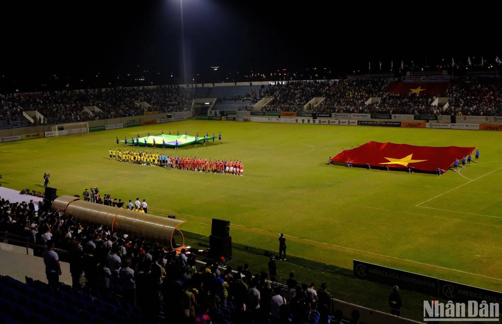 Khai mạc Lễ hội bóng đá Việt Nam-Brazil năm 2024 tối ngày 27/4 tại Sân vận động Hòa Xuân.