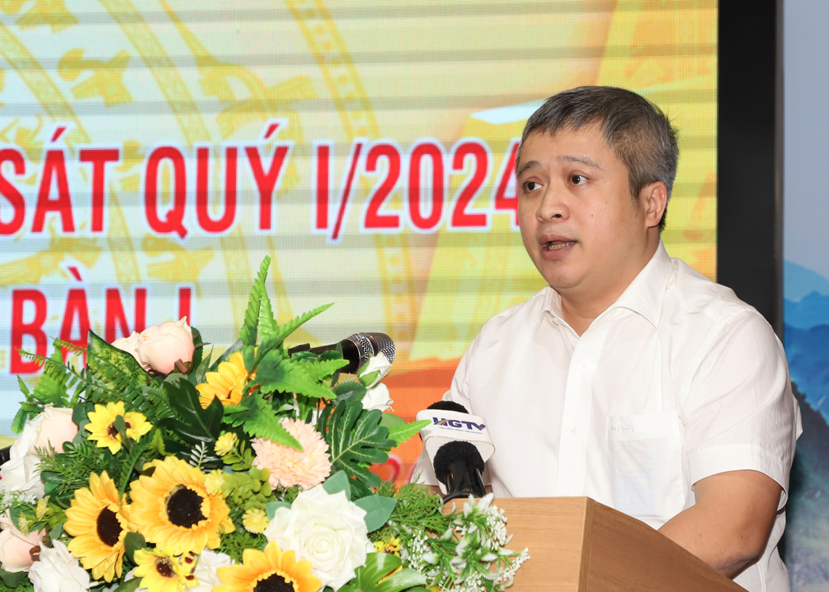 Phó Chủ nhiệm UBKT Trung ương Trần Tiến Hưng phát biểu kết luận hội nghị
