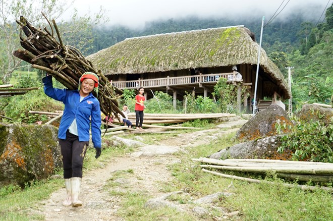 Xa Phin village is inhabited by Dao ethnic minority people. (Photo: Ha Giang Newspaper)