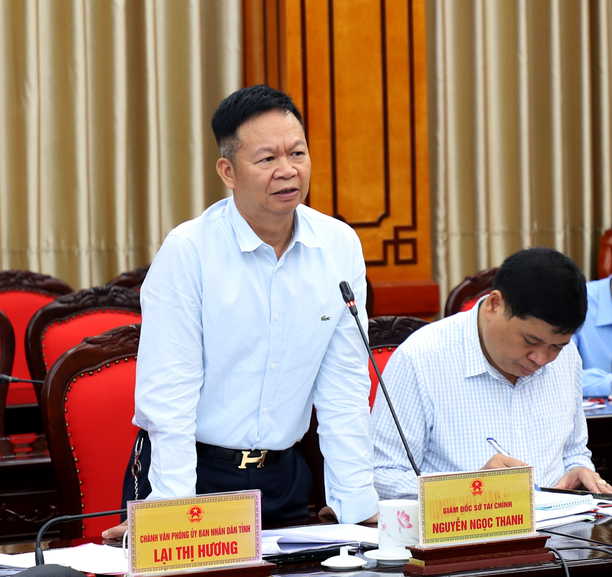 Giám đốc Sở Tài chính Nguyễn Ngọc Thanh đề nghị các cơ quan chủ quản 3 chương trình mục tiêu quốc gia rà soát các điều chỉnh để trình cấp có thẩm quyền chủ động bảo đảm nguồn vốn thực hiện.
