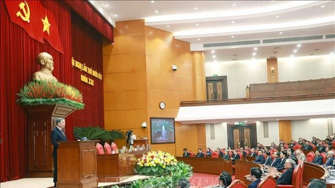 Tổng Bí thư Tô Lâm phát biểu bế mạc Hội nghị lần thứ 11 Ban Chấp hành Trung ương Đảng khóa XIII.