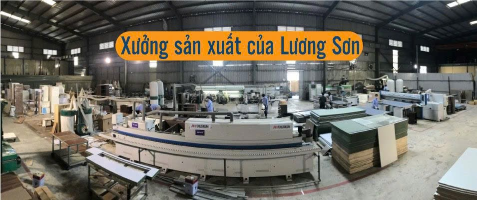 Xưởng sản xuất nội thất Lương Sơn với quy mô lớn