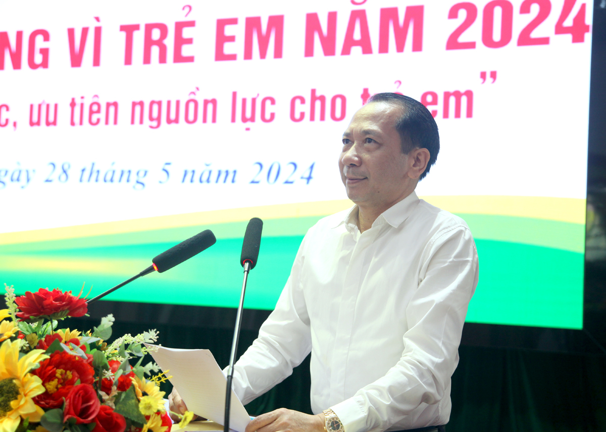 Phó Chủ tịch UBND tỉnh Trần Đức Quý phát động Tháng hành động.