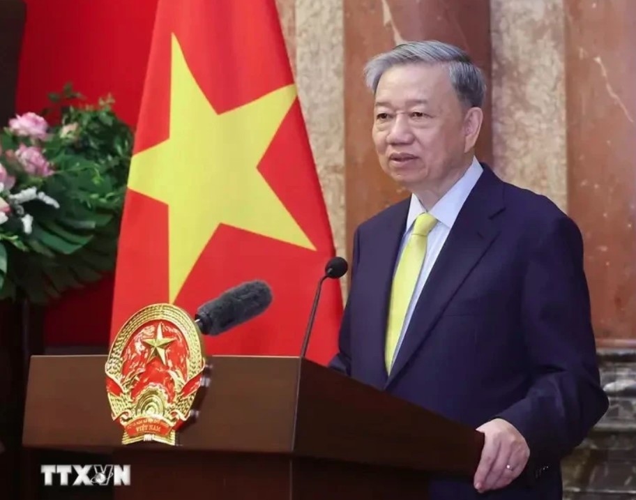 Politburo member, President To Lam. (Photo: VNA)