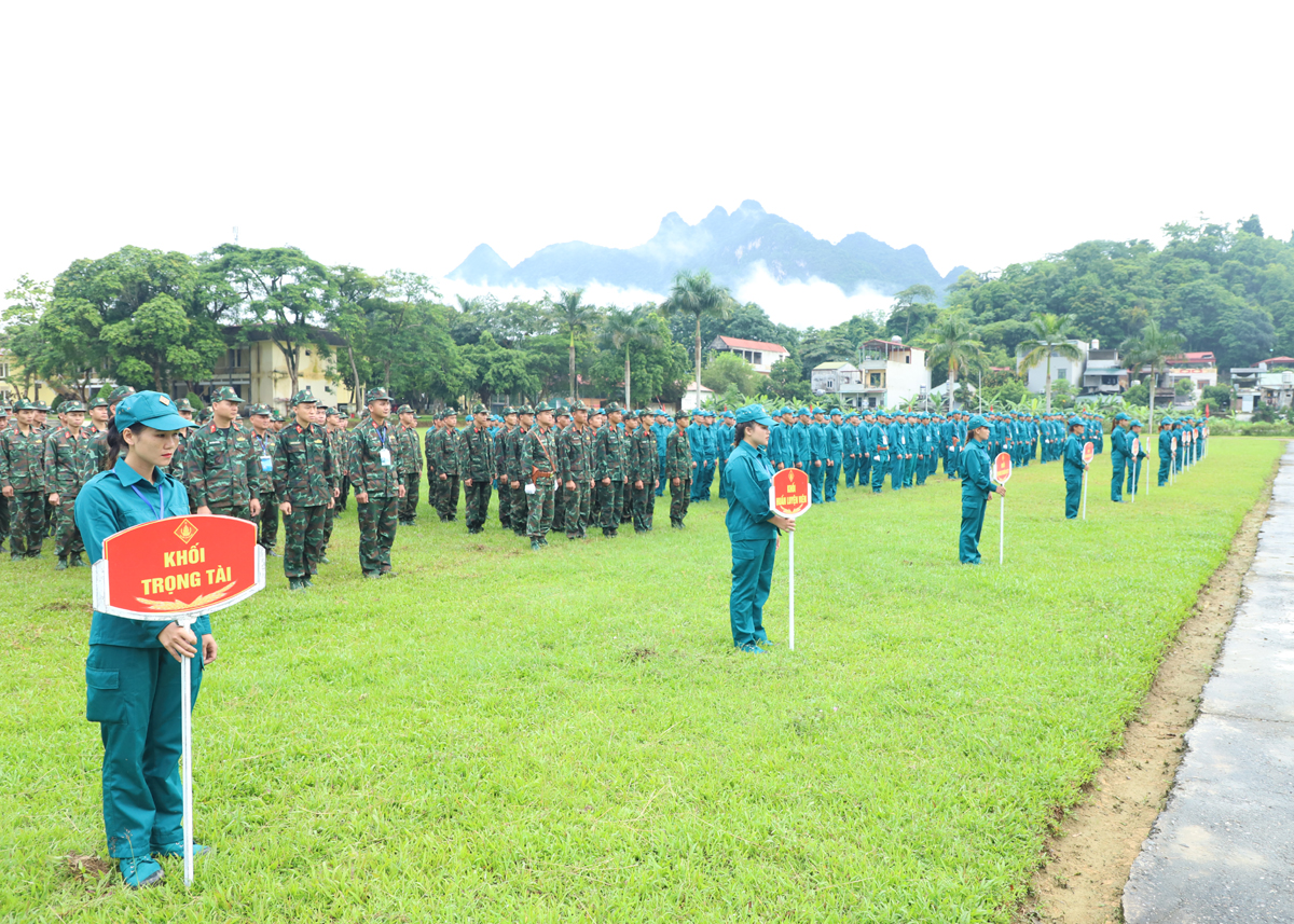 Các đoàn tham gia Hội thao