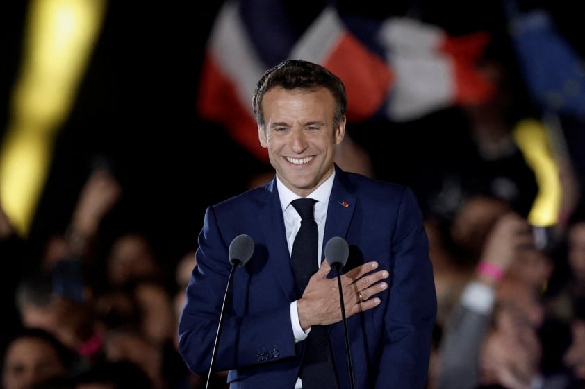 Tổng thống Pháp Emmanuel Macron tuyên bố khai mạc Olympic Paris 2024. 