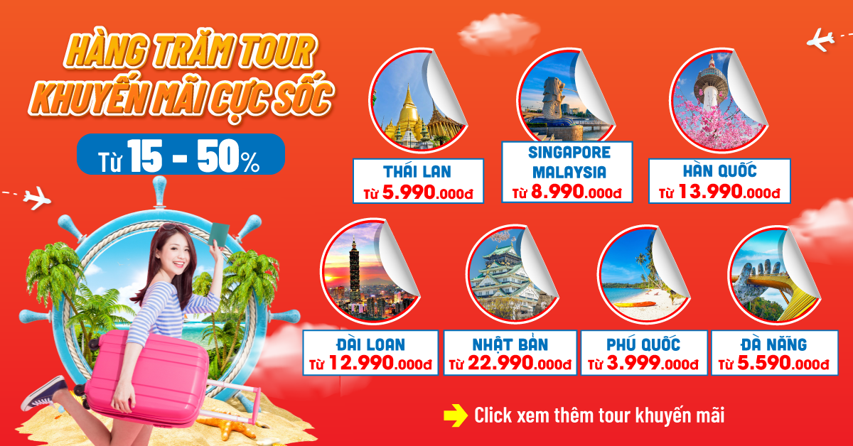 Tour du lịch Nhật Bản của Lữ Hành Việt Nam thường xuyên có các chương trình khuyến mãi