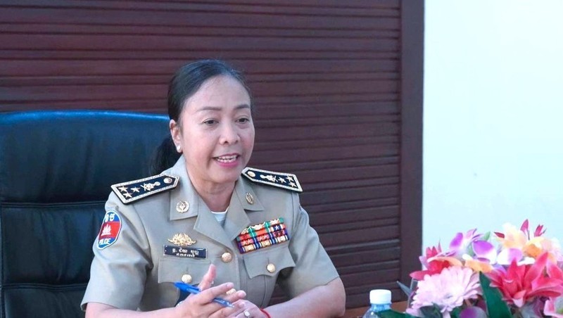 Deputy General Secretary of the National Authority for Combating Drugs of Cambodia, General Chey Beaupha.