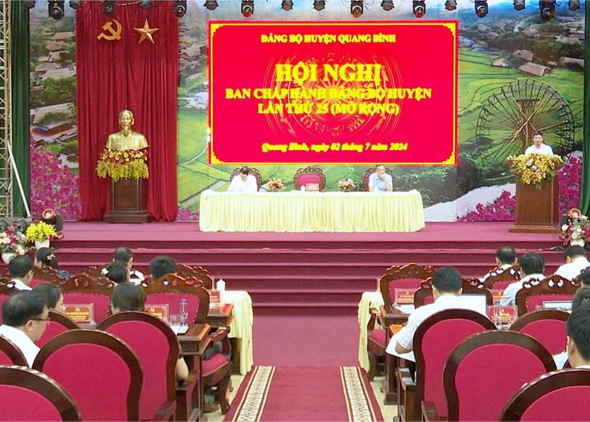 Toàn cảnh hội nghị. Ảnh: Hoàng Tuấn (Quang Bình)