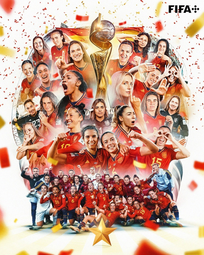 Chức vô địch lịch sử của bóng đá nữ Tây Ban Nha.