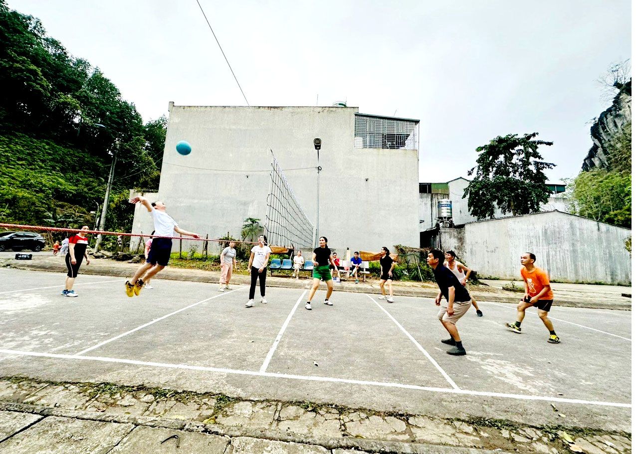 Đảng viên 213 ở thành phố Hà Giang tích cực hòa đồng trong các phong trào văn hóa, thể dục thể thao ở địa bàn nơi cư trú.