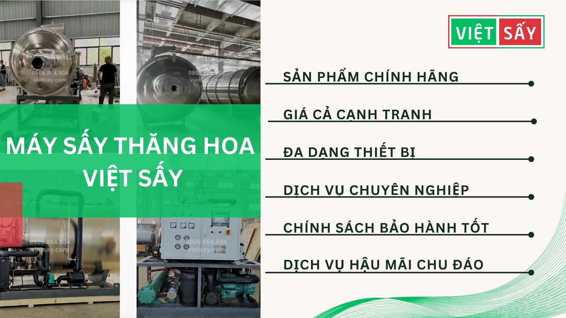 Lợi Ích Khi Lựa chọn Máy Sấy Thăng Hoa Việt Sấy