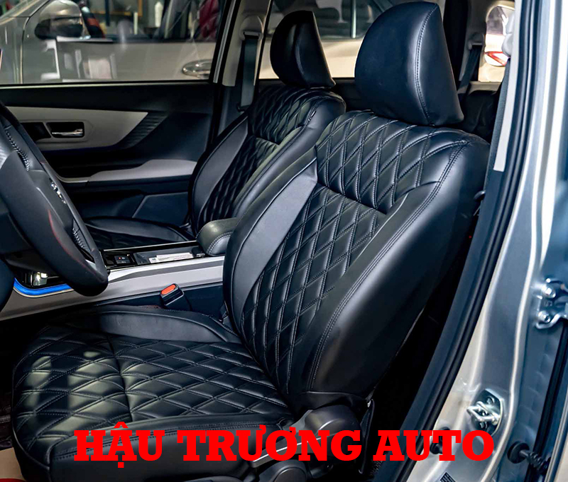 Sản phẩm thi công bọc ghế da Veloz tại Hậu Trương Auto

