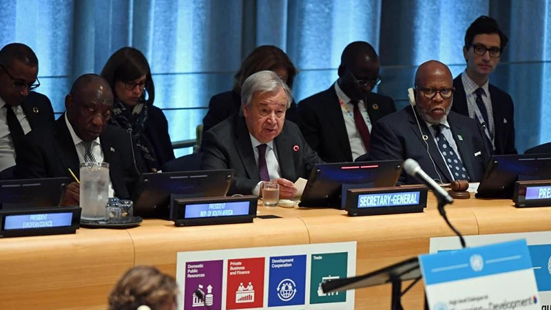 Tổng Thư ký Liên hợp quốc tại phiên Đối thoại cấp cao về tài chính vì sự phát triển.