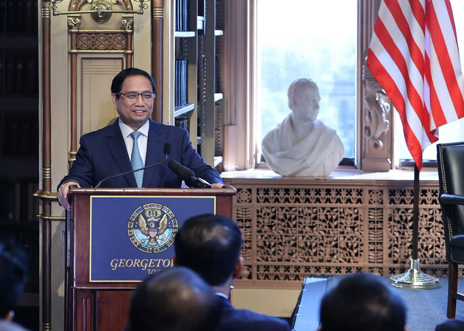Thủ tướng Phạm Minh Chính phát biểu chính sách tại ĐH Georgetown

Nhật Bắc