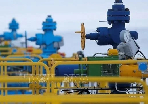 Toàn cảnh giếng khí đốt Bovanenkovo thuộc sở hữu của Tập đoàn Gazprom (Nga) ở bán đảo Yamal.