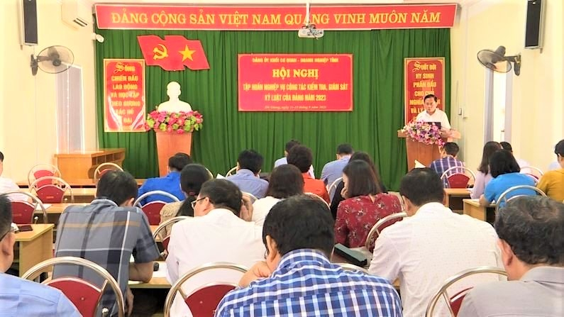 Các đại biểu tham gia lớp tập huấn.