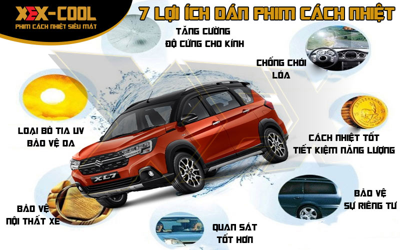 Phim cách nhiệt XEX-COOL mang đến nhiều lợi ích