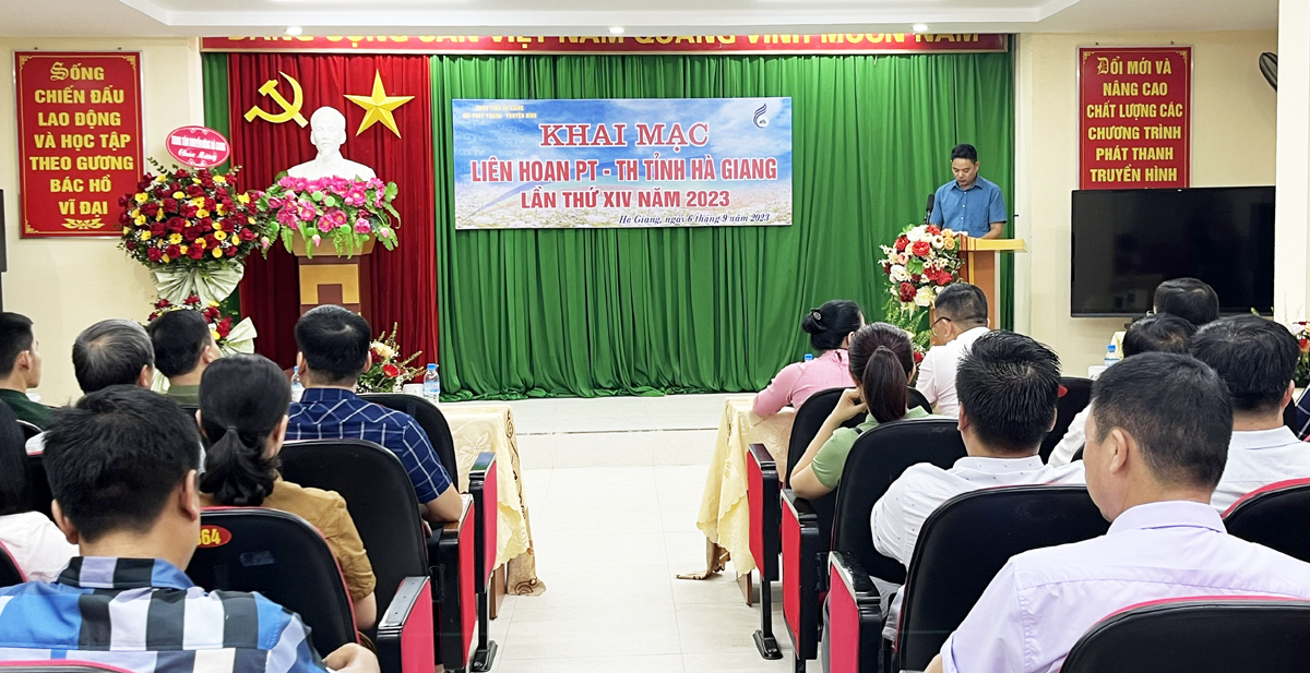 Toàn cảnh lễ khai mạc Liên hoan PT-TH tỉnh Hà Giang năm 2023