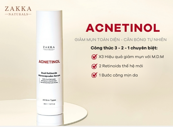 Tinh Chất Retinol 0.5% ACNETINOL Dual Retinoids