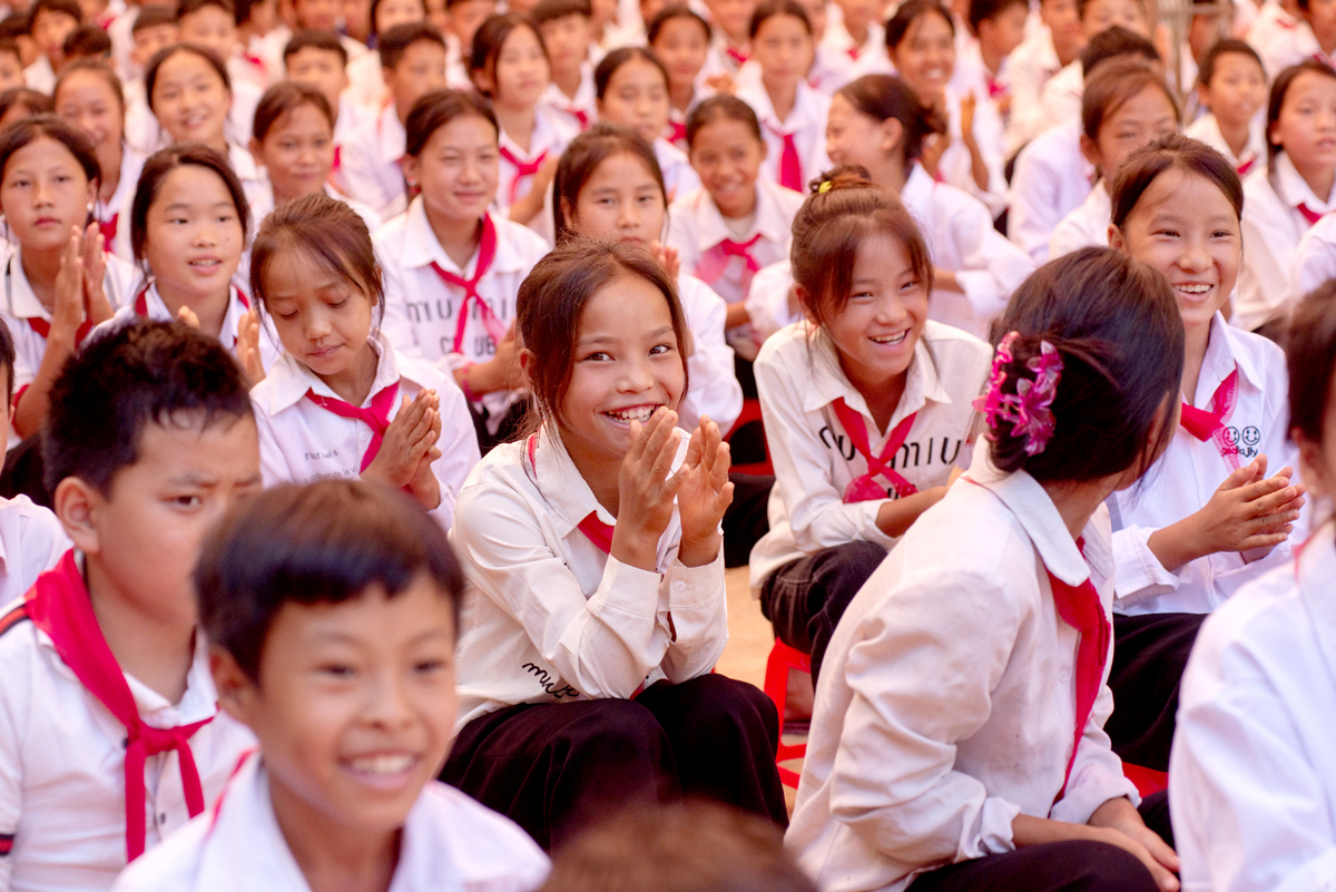 Niềm vui trong ngày khai giảng của học sinh vùng cao...