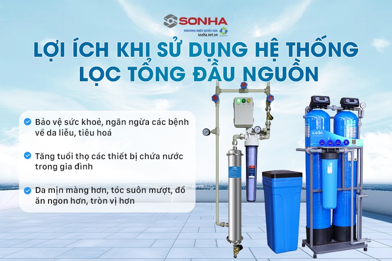 Lợi ích khi sử dụng bộ lọc tổng đầu nguồn