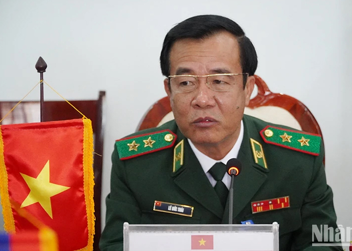 Trung tướng Lê Đức Thái, Tư lệnh Bộ đội Biên phòng Việt Nam. 